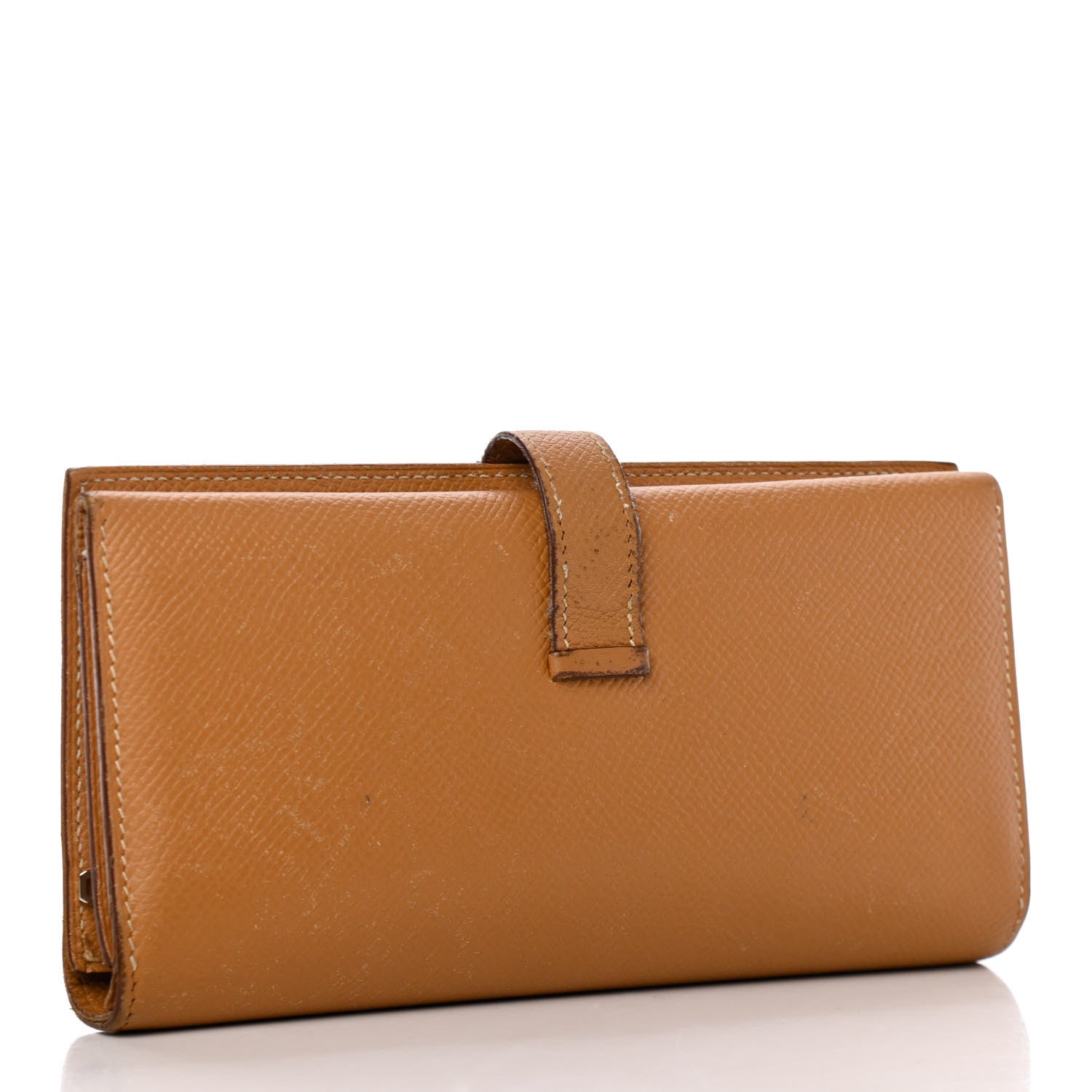 Hermes Epsom Bearn Gusset Wallet Gold 3 of 16