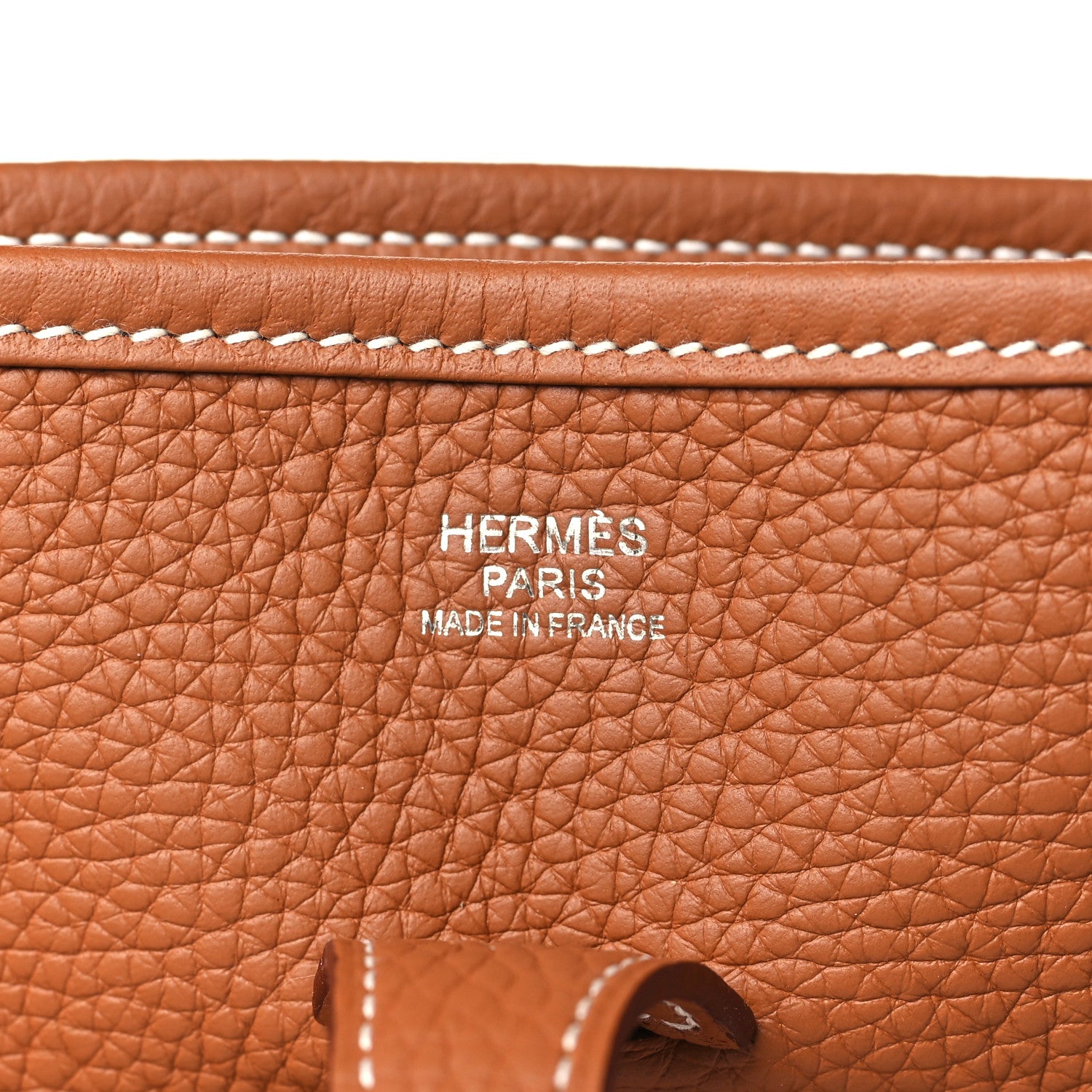 Hermes Taurillon Clemence Evelyne III PM Gold 6 of 10