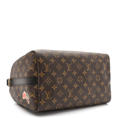 Louis Vuitton Monogram My World Tour Speedy Bandouliere 30 Black 4 of 14