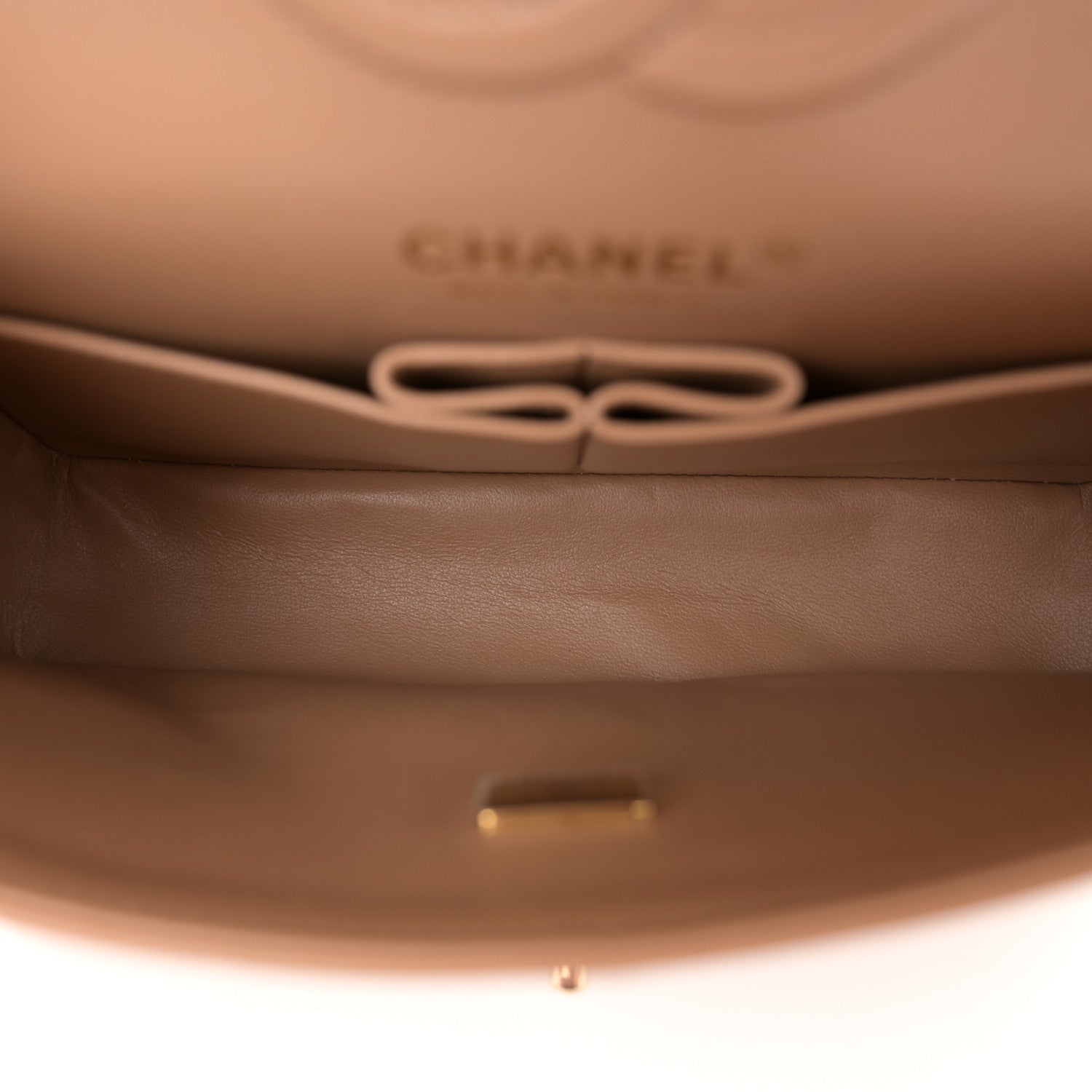 Chanel Lambskin Quilted Small Double Flap Beige 5 of 11