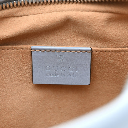 Gucci Calfskin Matelasse Small GG Marmont Chain Shoulder Bag Porcelain Light Blue 6 of 11