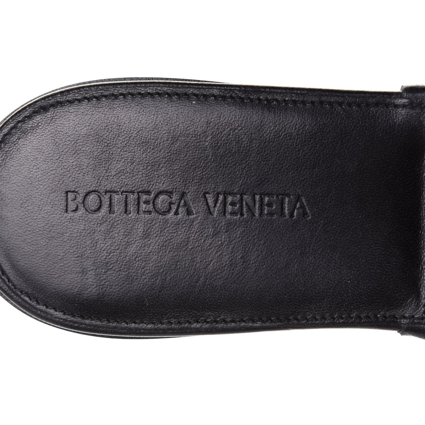 Nappa Quilted Rubber Lido Flat Sandals 41 Black