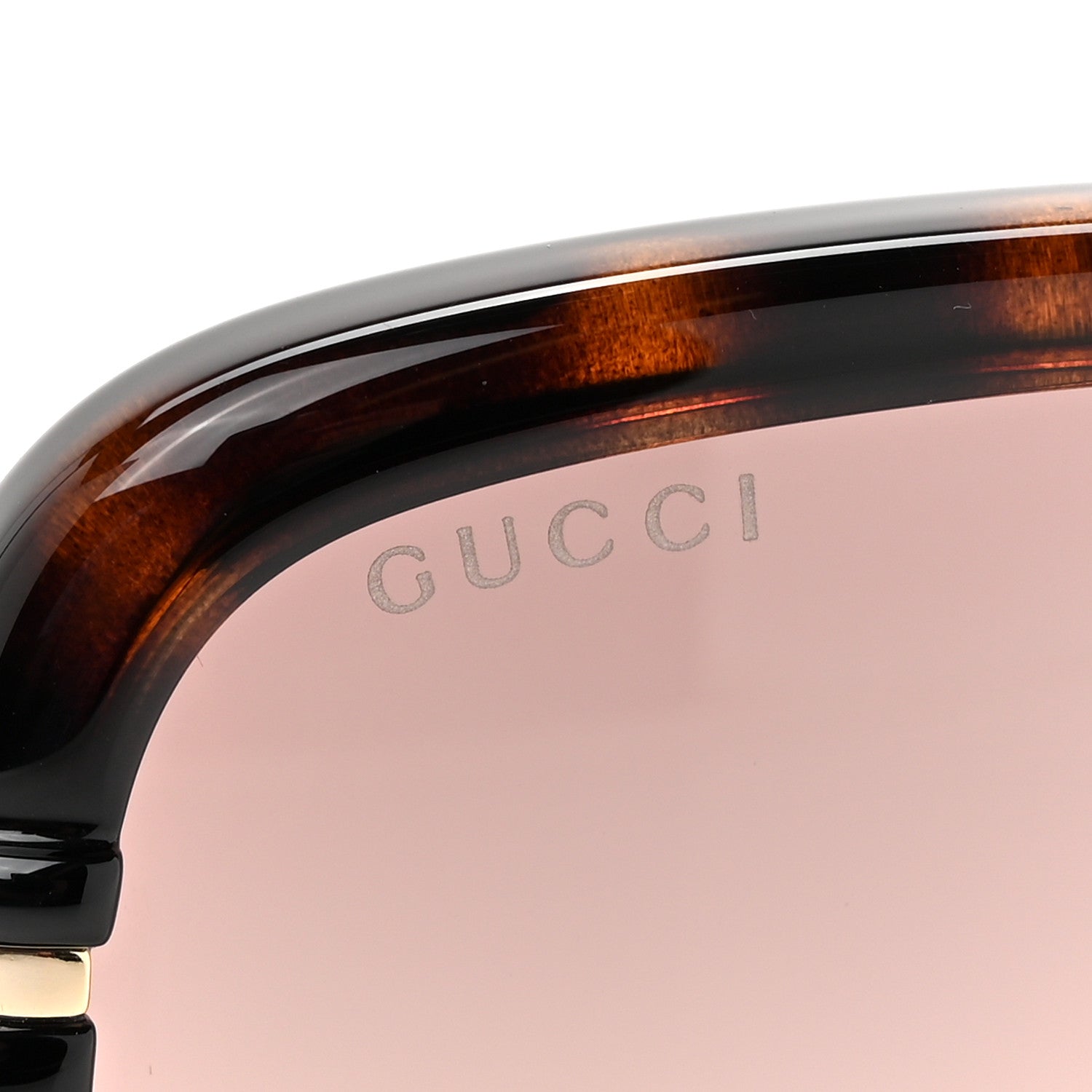 Gucci Acetate Interlocking G Square Sunglasses GG1066S Tortoise 7 of 8