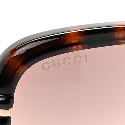 Gucci Acetate Interlocking G Square Sunglasses GG1066S Tortoise 7 of 8