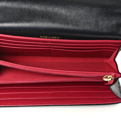 Chanel Lambskin Quilted Chanel 19 Flap Wallet Black 5 of 11