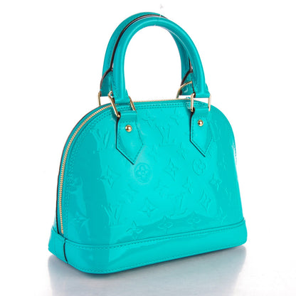 Louis Vuitton Vernis Alma BB Turquoise 3 of 7