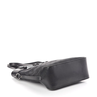 Gucci Monogram Small Bucket Tote Black 4 of 9