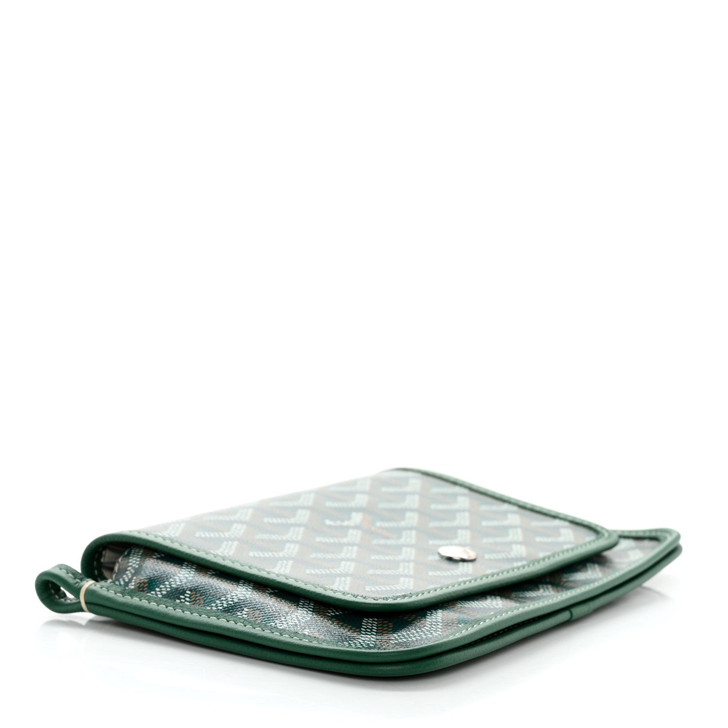 Goyard Goyardine Plumet Wallet Clutch Green 4 of 6