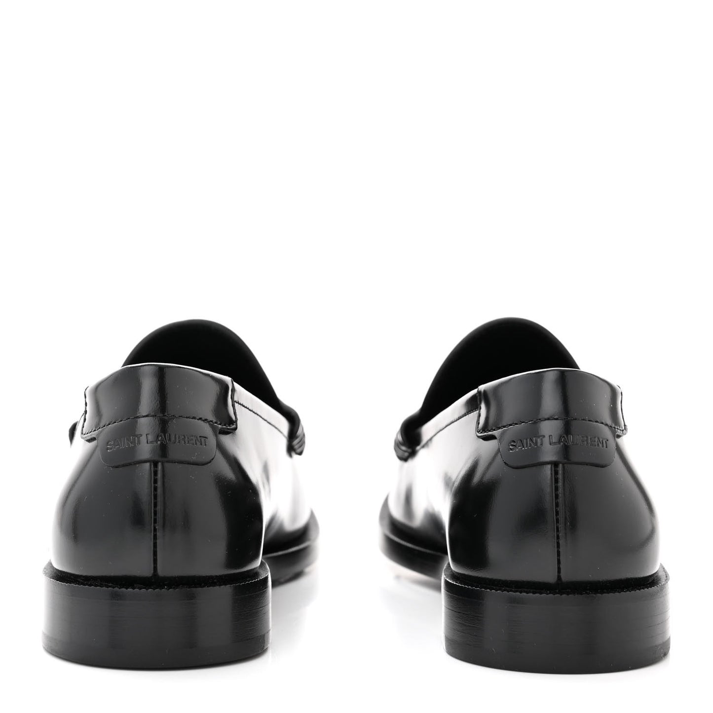 Calfskin Penny Loafers 38 Black