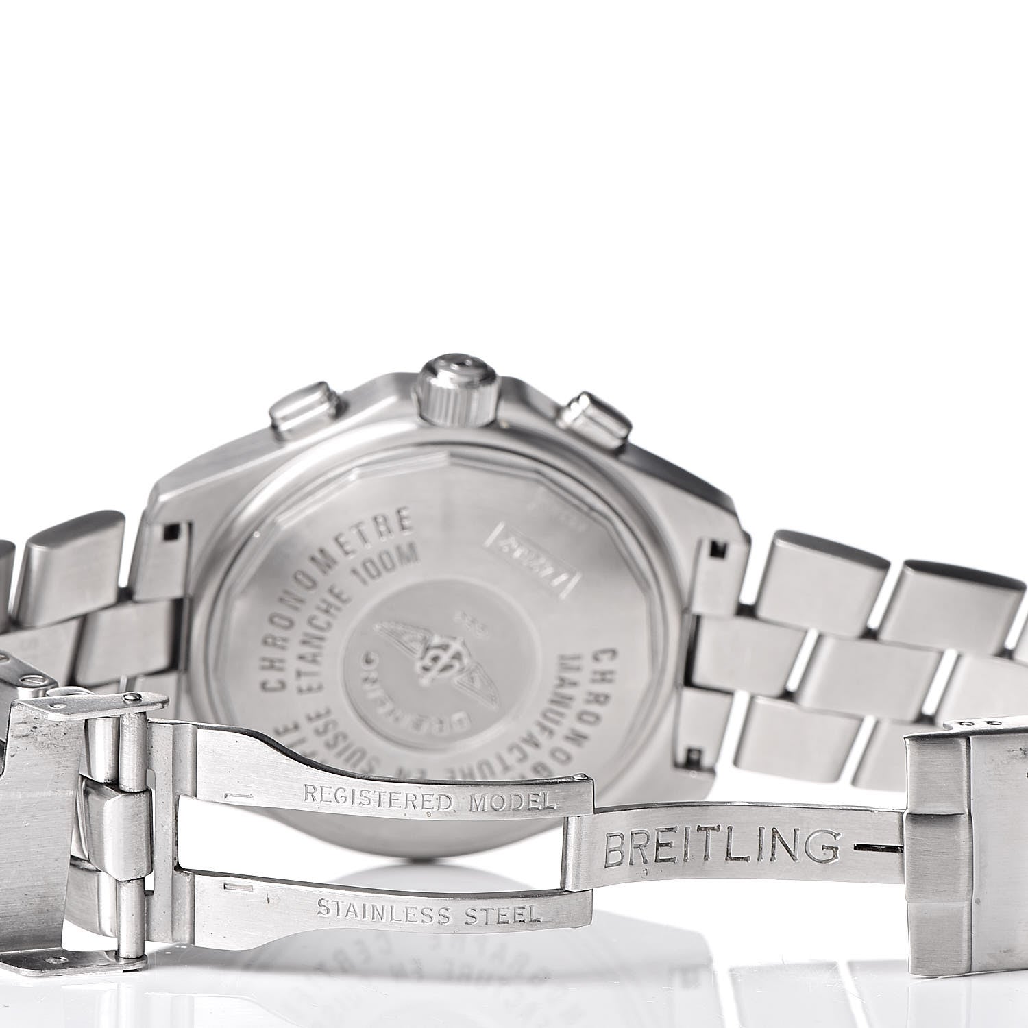Breitling Stainless Steel 43mm Professional B-2 Chronograph Automatic Watch Black A42362 5 of 6