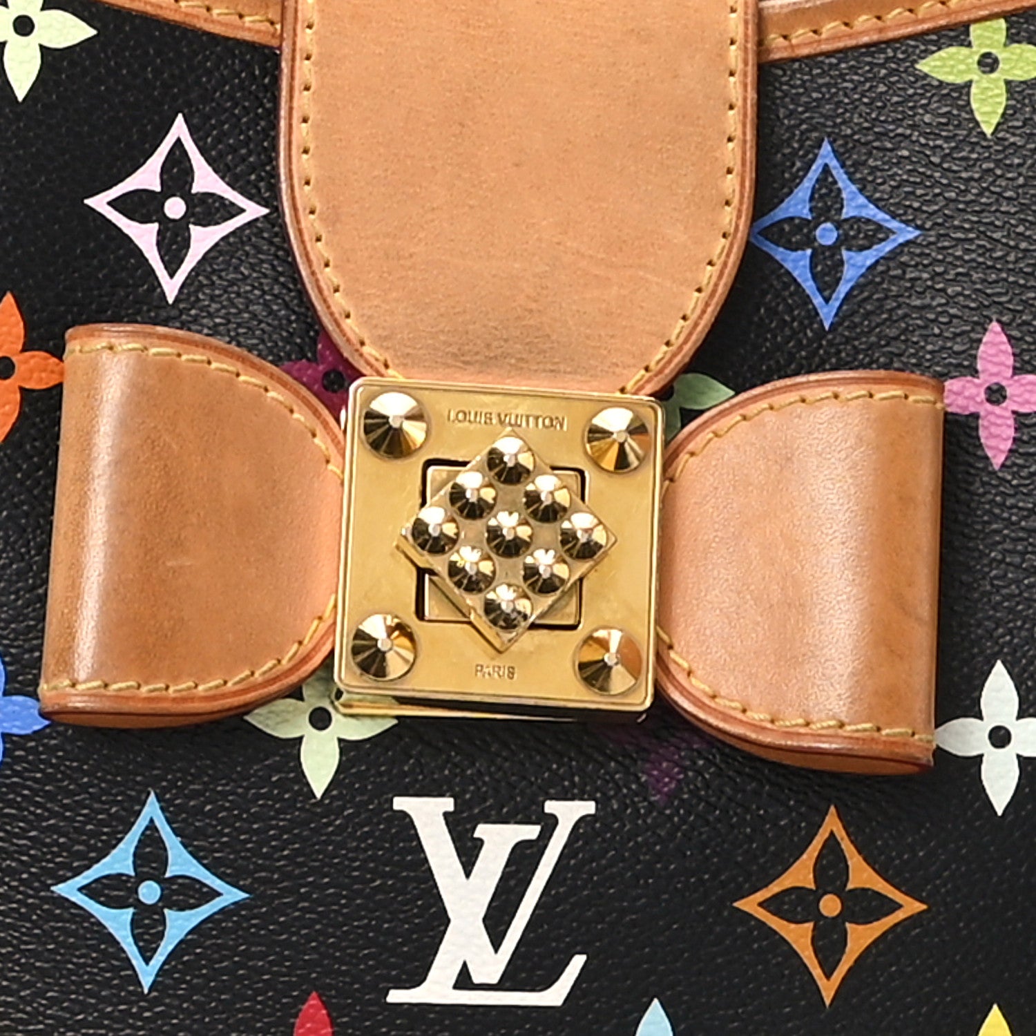 Louis Vuitton Monogram Multicolor Annie MM Black 7 of 11
