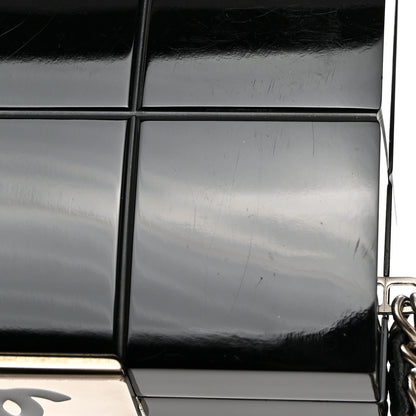 Chanel Plexiglass Minaudiere Wristlet Clutch Black 8 of 10