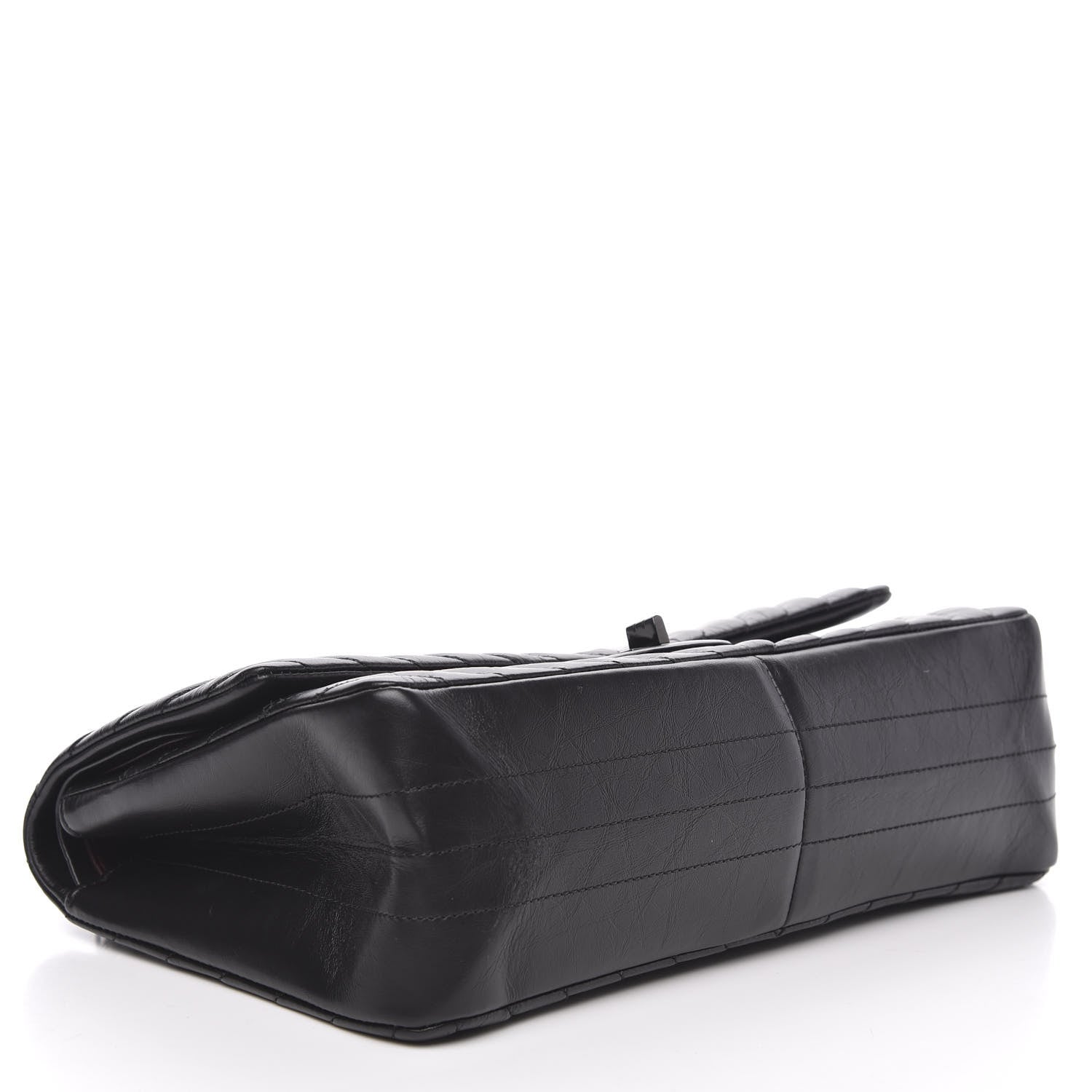 Chanel Aged Calfskin Chevron Quilted 2.55 Reissue 226 So Black 4 of 13