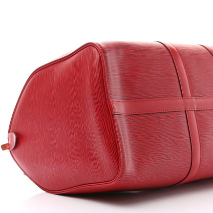 Louis Vuitton Epi Keepall 45 Castillan Red 8 of 10