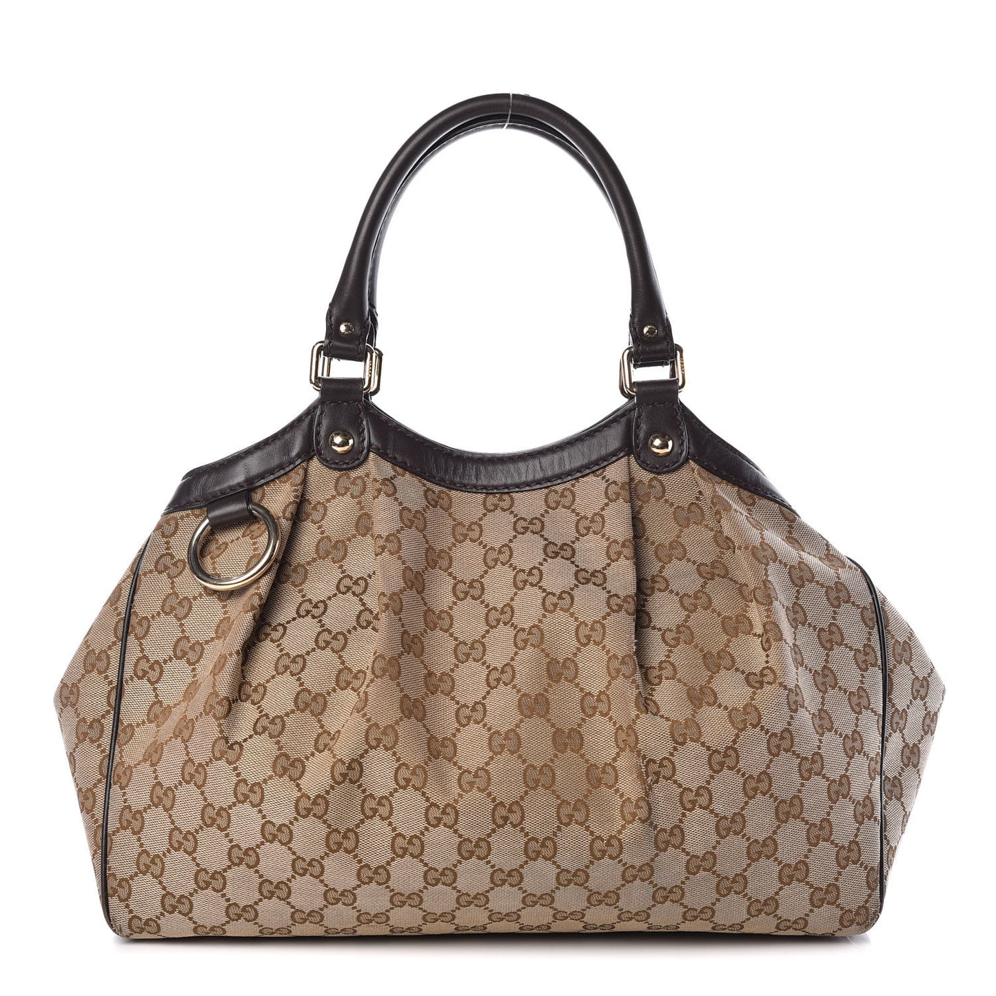 Monogram Medium Sukey Tote Dark Brown