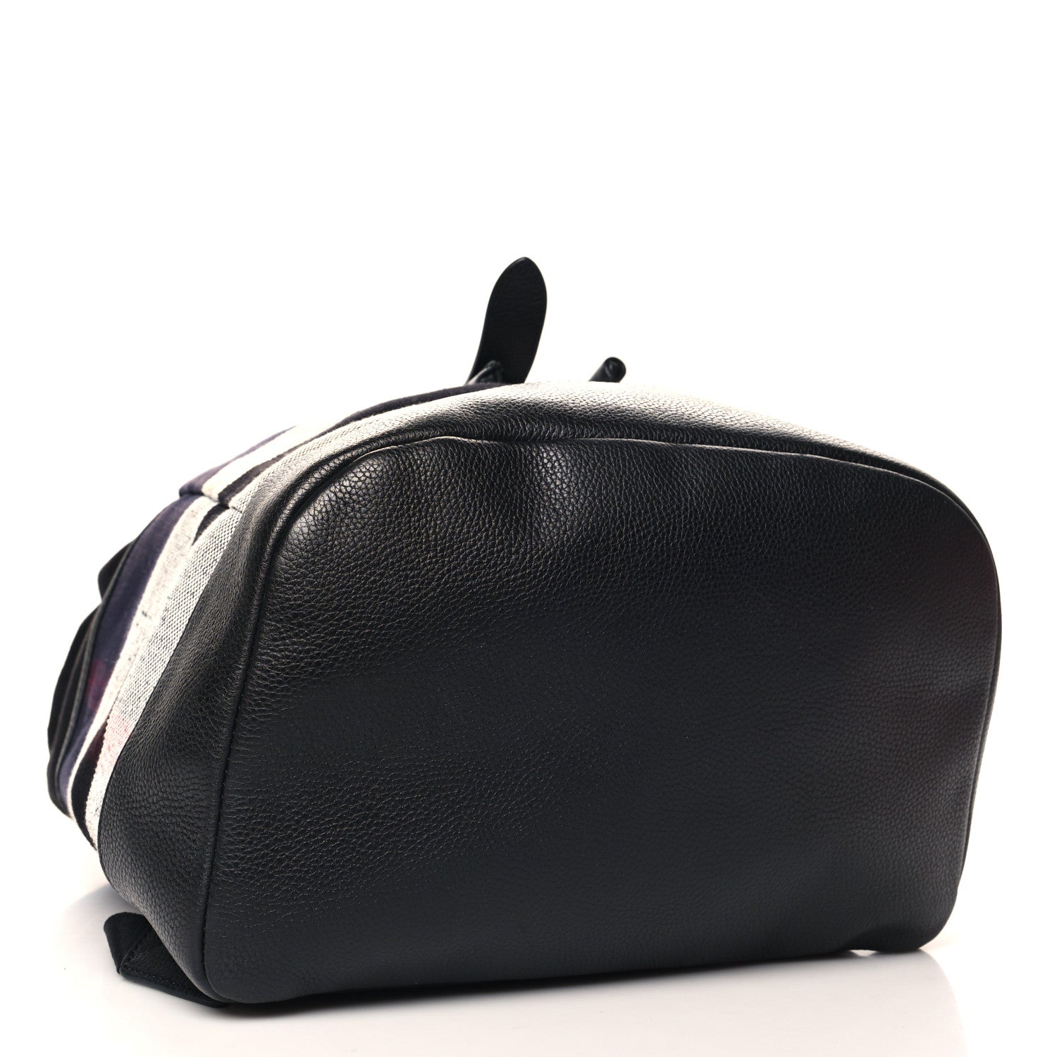 Burberry Overdyed Canvas Mega Check Drifton Backpack Black 4 of 10