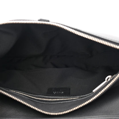 Christian Dior Grained Calfskin Mens Maxi Saddle Bag Back 6 of 15