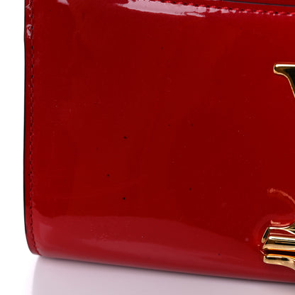 Louis Vuitton Patent Louise Clutch Cherry 12 of 21