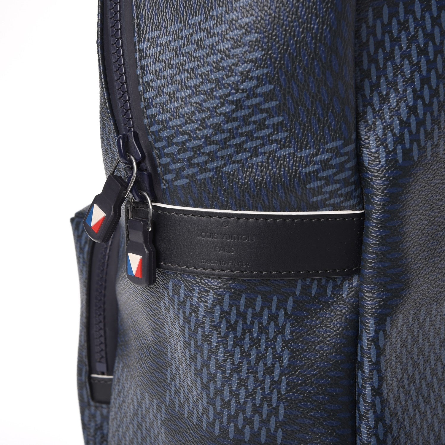 Louis Vuitton Damier Cobalt Latitude America's Cup Apollo Backpack Red 8 of 8