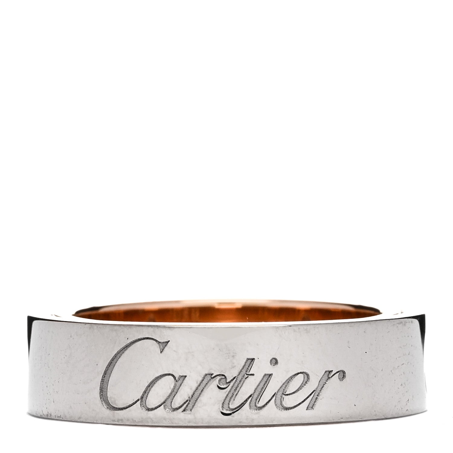 Cartier 18K White Pink Gold 5.5mm Astro LOVE Ring 52 6 2 of 3