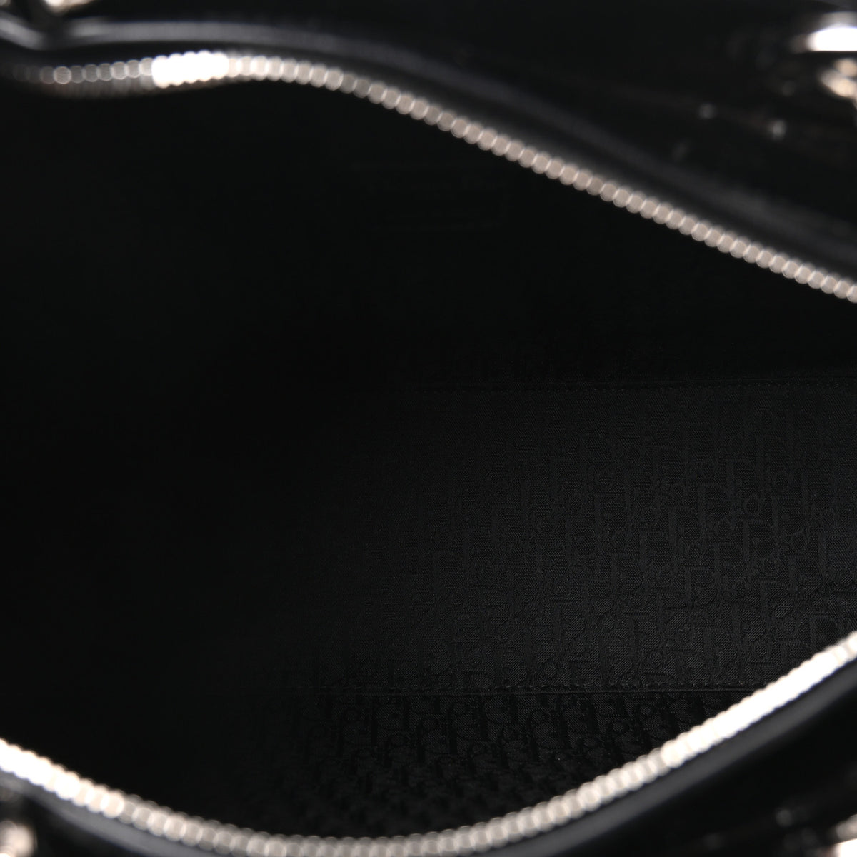 Patent Cannage Large Lady Dior Black
