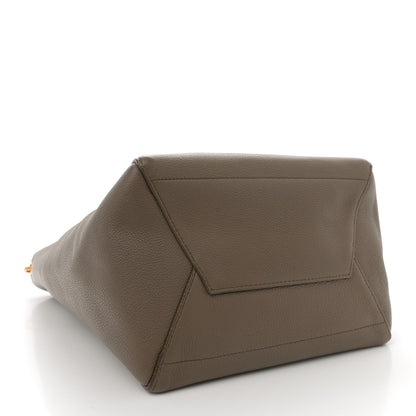 Celine Soft Grained Calfskin Sangle Bucket Bag Taupe 4 of 11