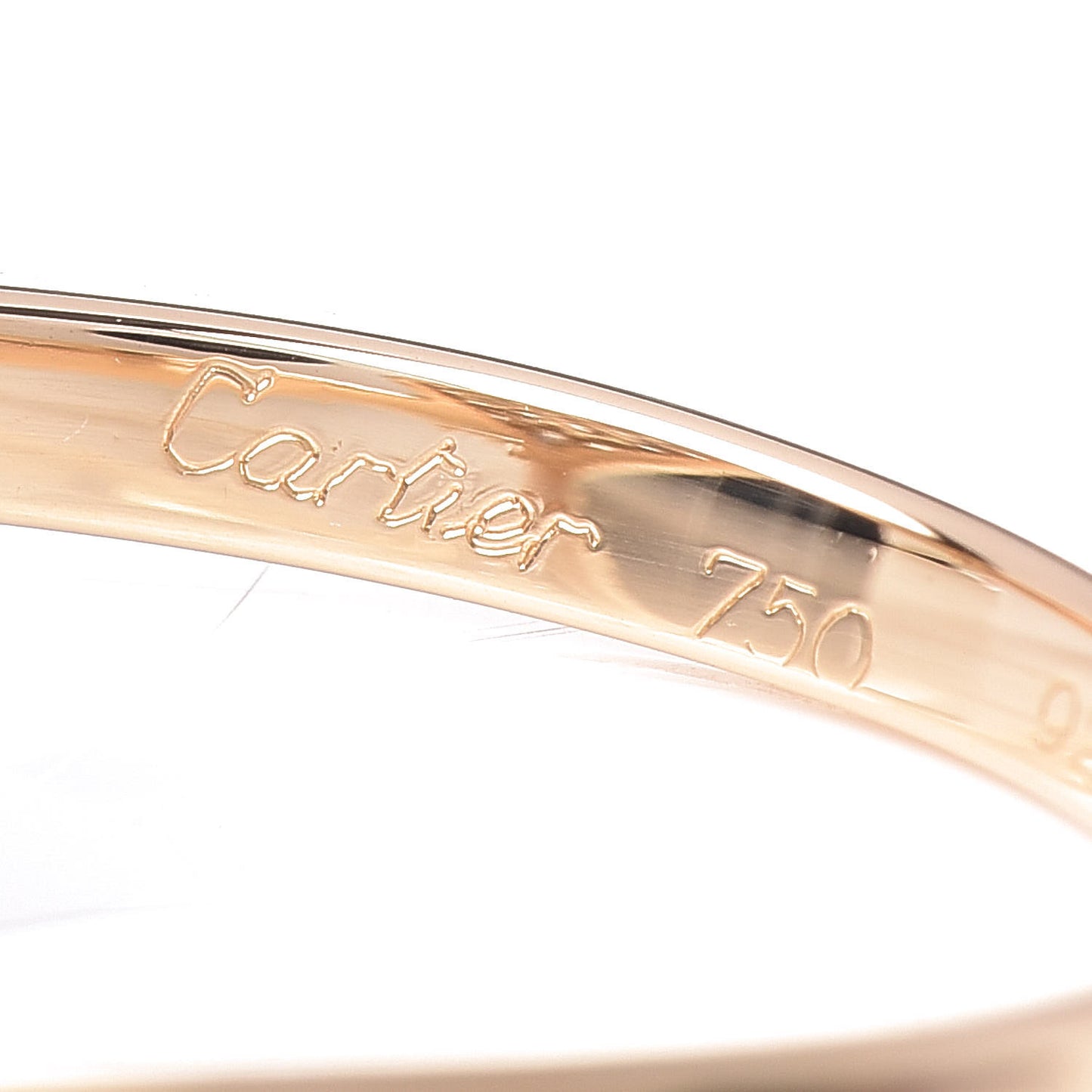 18K Yellow Gold Diamond Heart Ring 51 5.75