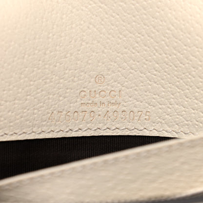 Gucci GG Supreme Monogram Web Queen Margaret Chain Wallet White 6 of 9
