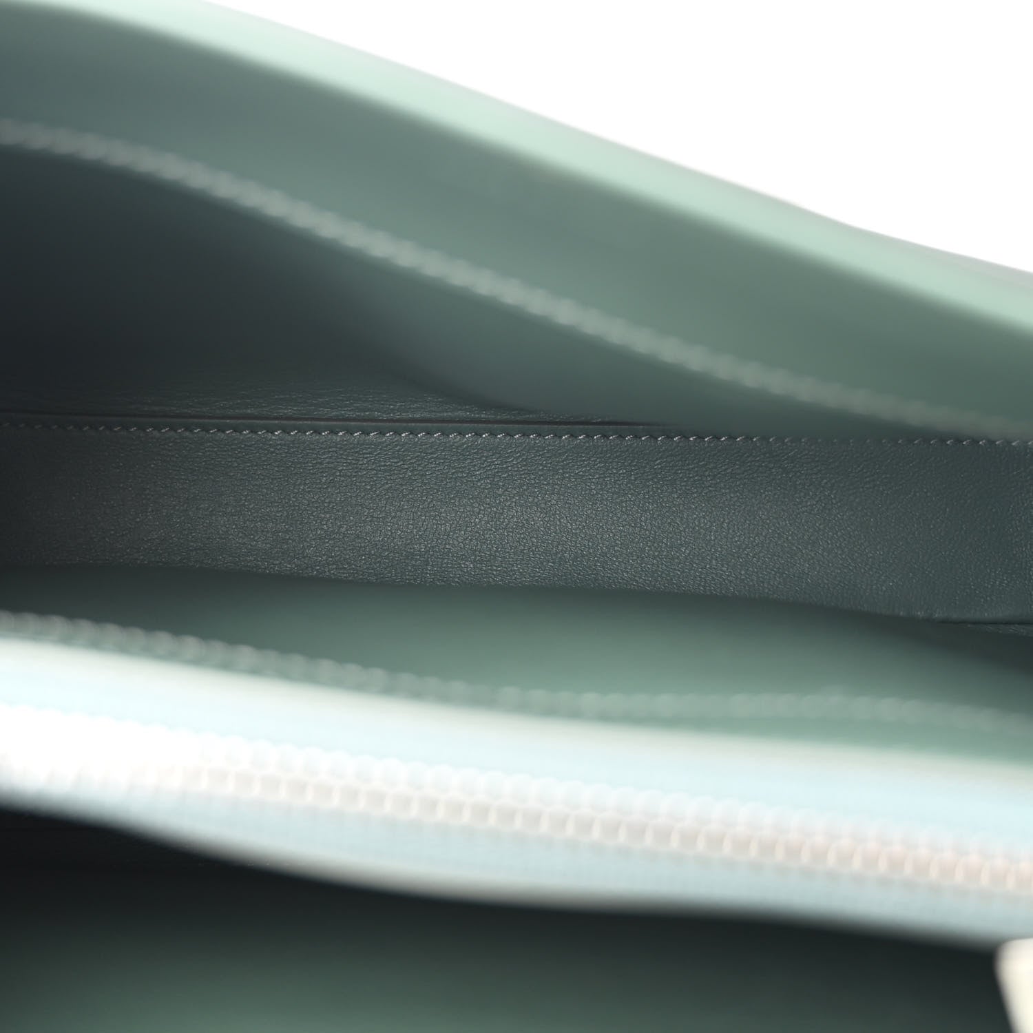 Celine Satinated Calfskin Small 16 Top Handle Bag Celadon 5 of 13