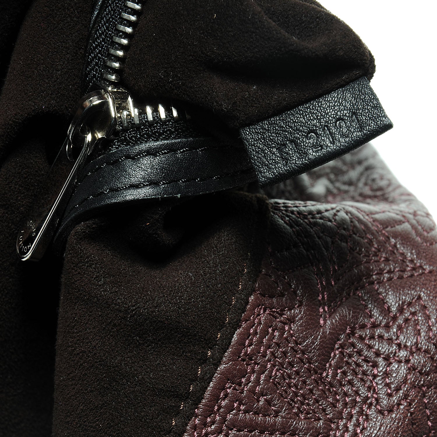 Louis Vuitton Monogram Lambskin Antheia Hobo PM Chocolat 7 of 8