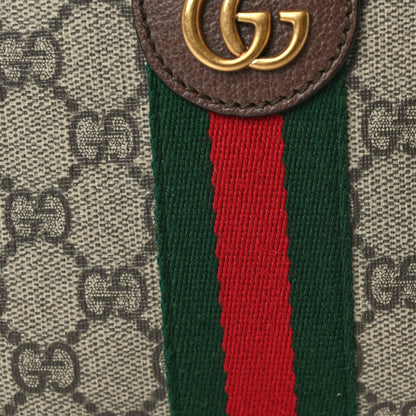 Gucci GG Supreme Monogram Web Mini Ophidia Messenger Brown 14 of 19