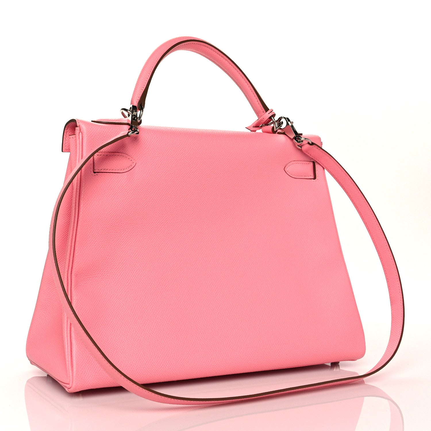 Hermes Epsom Kelly Retourne 32 Rose Confetti 3 of 10