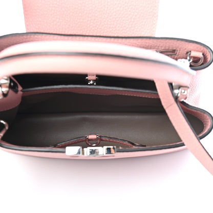 Louis Vuitton Taurillon Capucines PM Magnolia 5 of 8