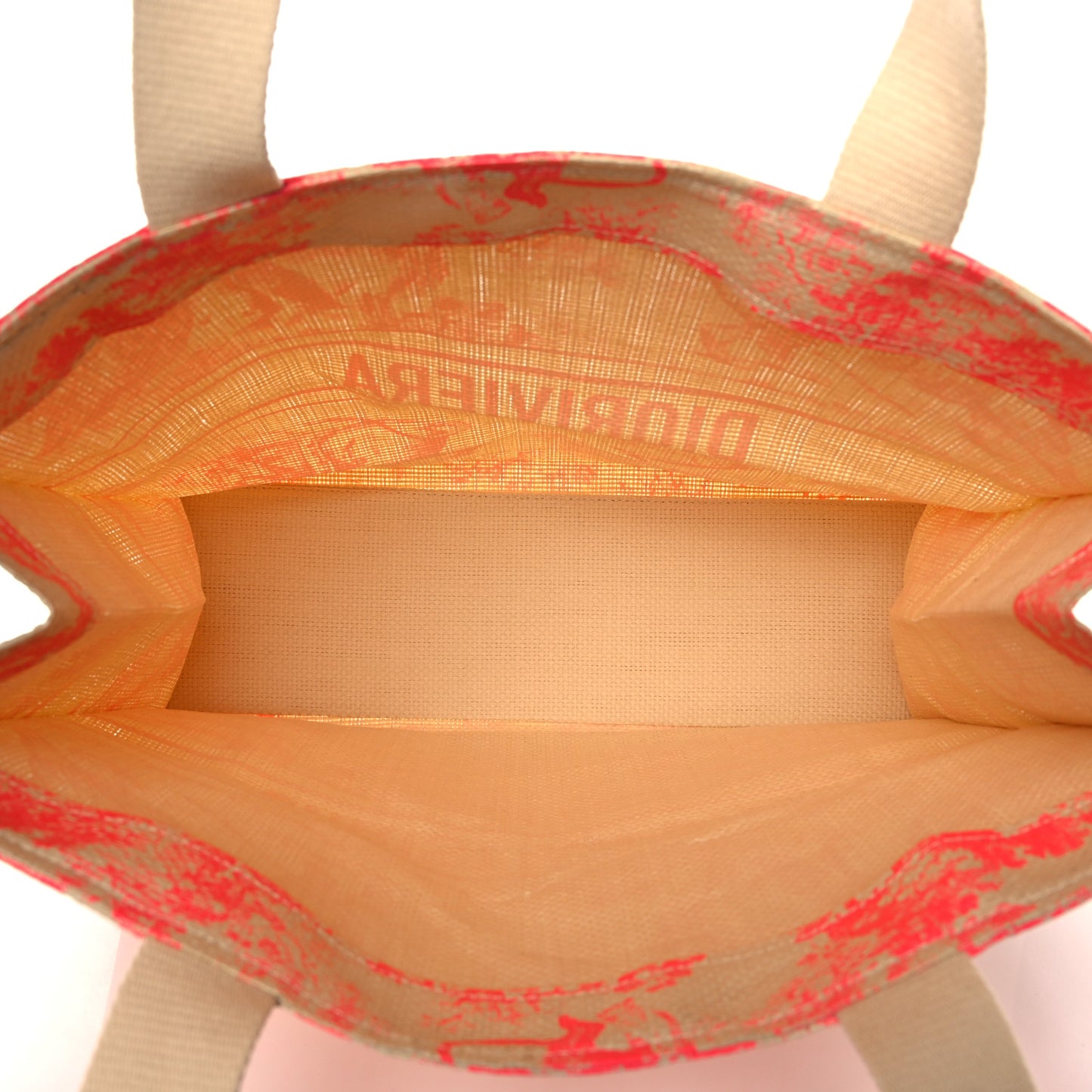 Straw Dioriviera Tote Pink