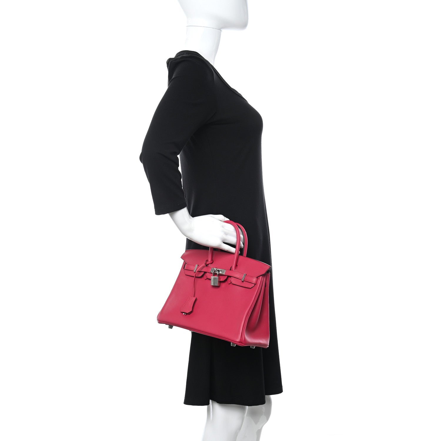 Hermes Swift Birkin 25 Framboise 2 of 12