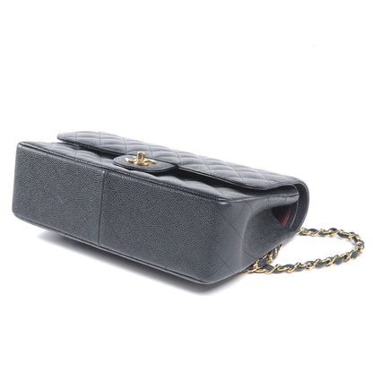 Chanel Caviar Quilted Jumbo Double Flap Black 4 of 9