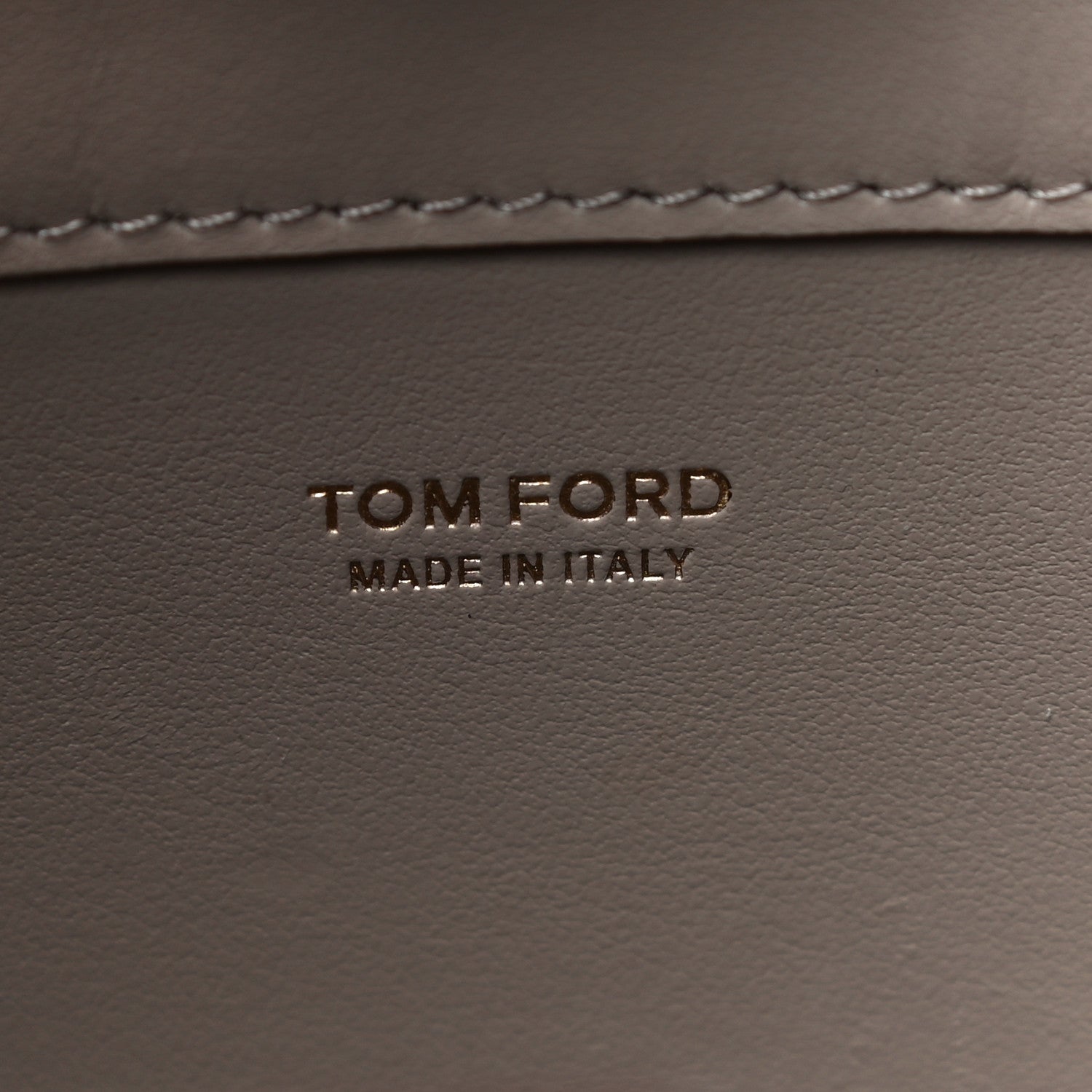 Tom Ford Grained Calfskin Rialto Crossbody Taupe 6 of 11