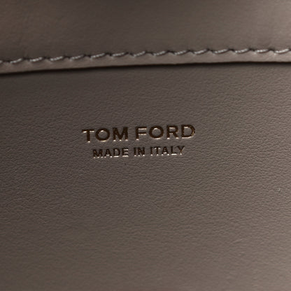 Tom Ford Grained Calfskin Rialto Crossbody Taupe 6 of 11