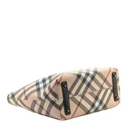 Burberry Nova Check Large Nickie Tote Black 4 of 11