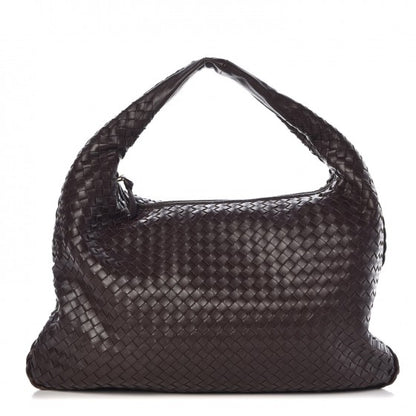 Bottega Veneta Nappa Intrecciato Large Veneta Hobo Ebano 1 of 10