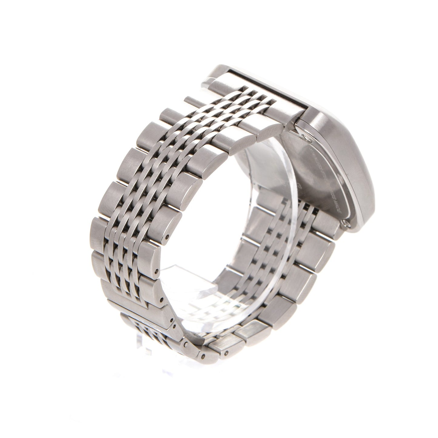 Stainless Steel 40mm G Coupe Square Quartz Watch Black