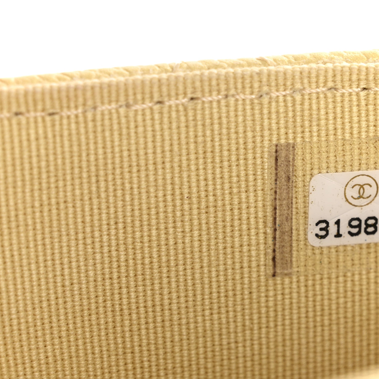 Chanel Shiny Caviar Quilted Chain Melody Card Holder On Chain Yellow 8 of 16