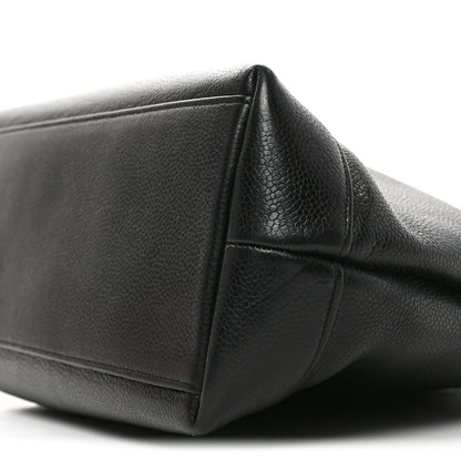 Chanel Caviar Large CC Shoulder Bag Black 9 of 9