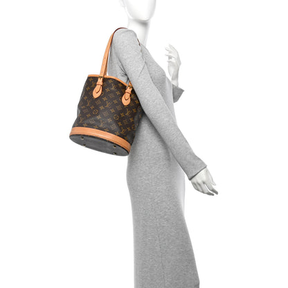 Louis Vuitton Monogram Petit Bucket 23 2 of 11