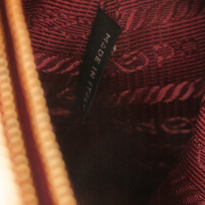 Prada Saffiano Lux Small Promenade Tote Peonia 7 of 8