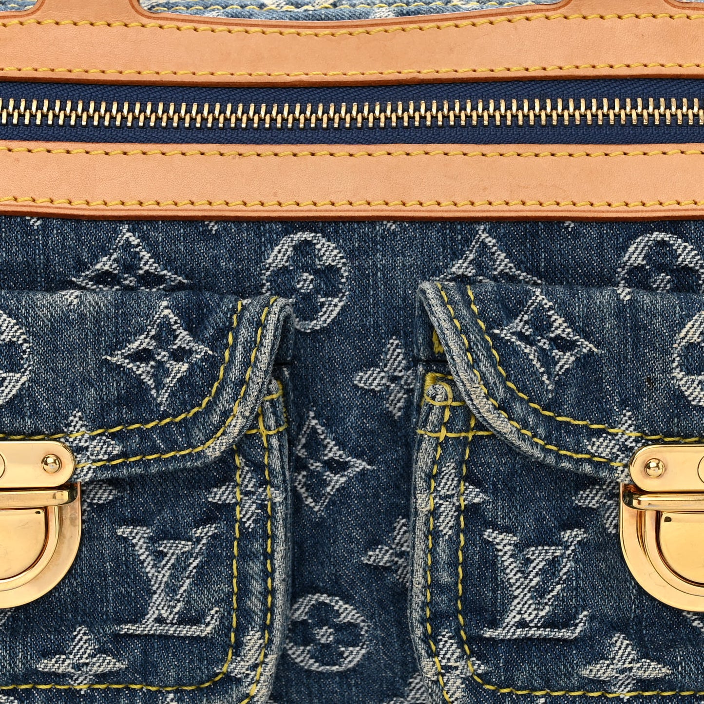 Monogram Denim Neo Speedy Blue