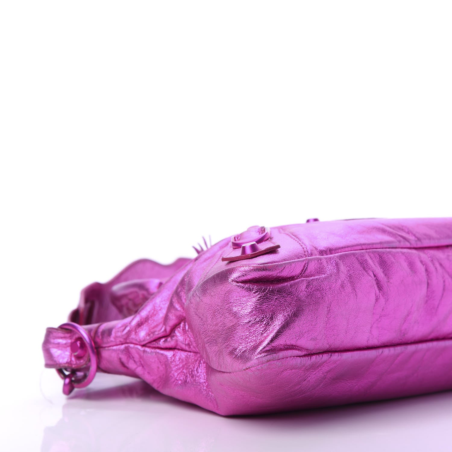 Balenciaga Metallic Chevre Classic Hardware First Magenta 9 of 14
