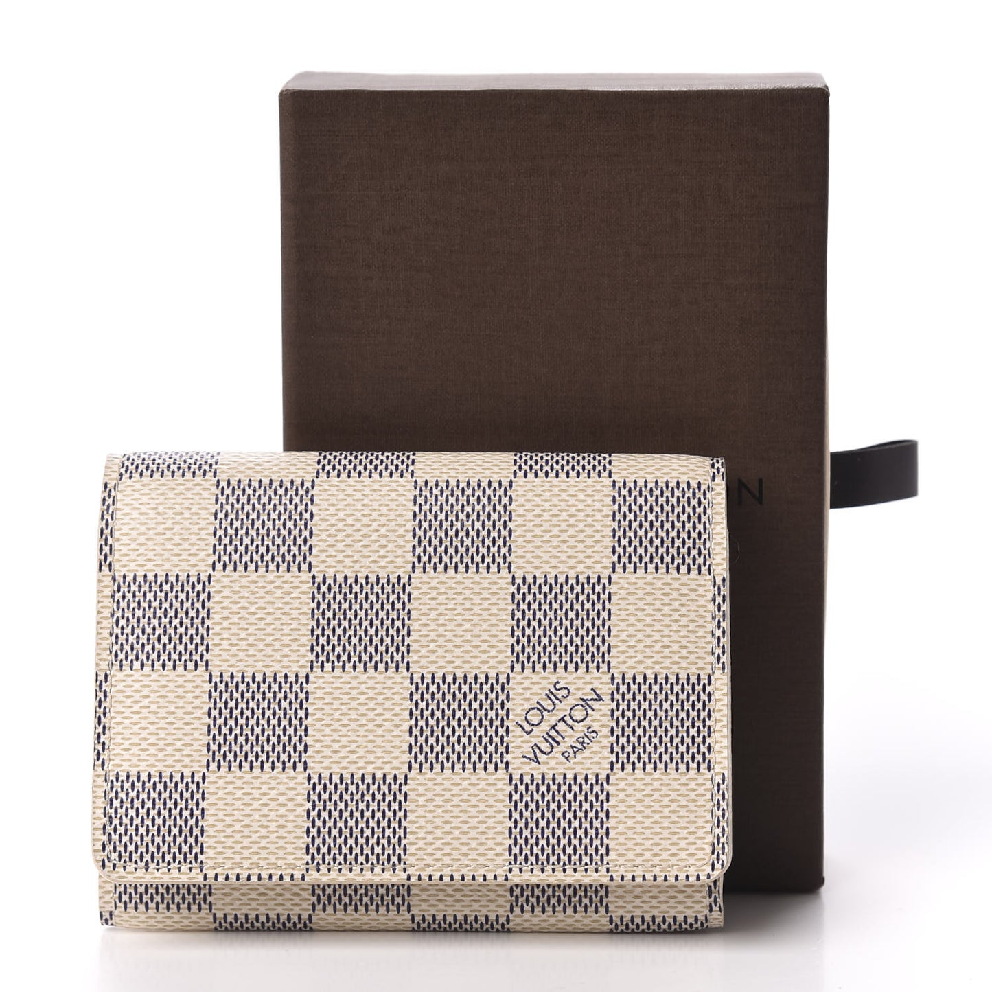 Damier Azur Business Card Holder