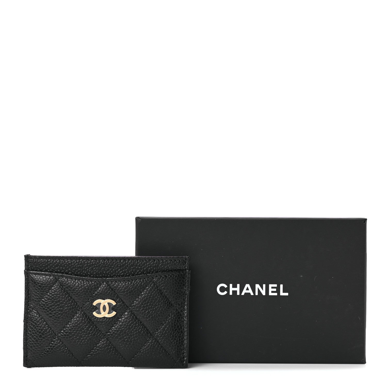 Chanel Caviar Quilted Card Holder Black 10 of 10