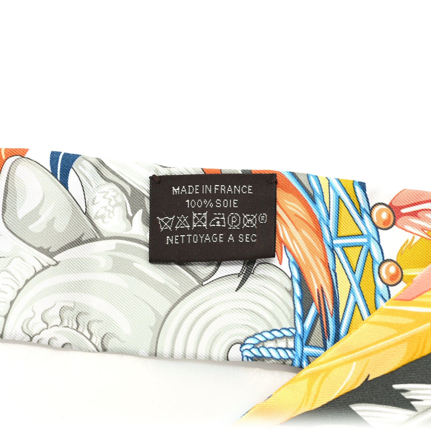 Silk La Danse Pacifique Twilly Jaune D'Or Kaki Orange